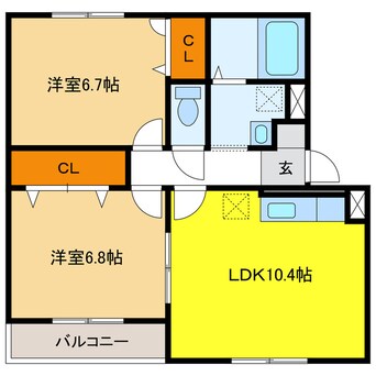 間取図 コアロードⅡ