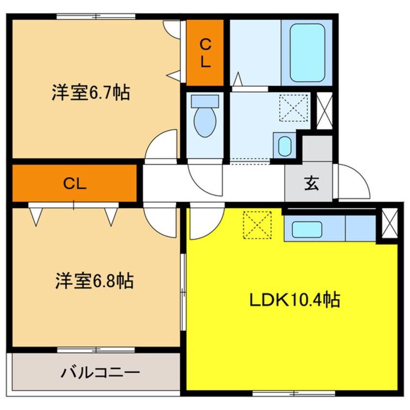 間取図 コアロードⅡ