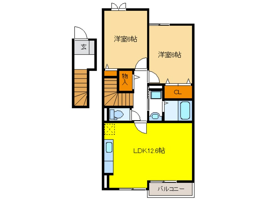 間取図 フォレスト　ブリーズＭＫ　Ⅱ