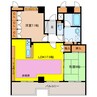 岐阜シティタワー43 2LDKの間取り