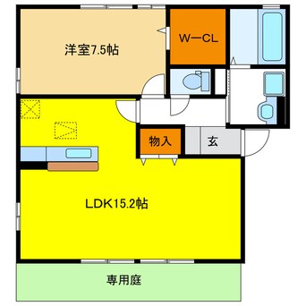 間取図 シャルマン　アカネ