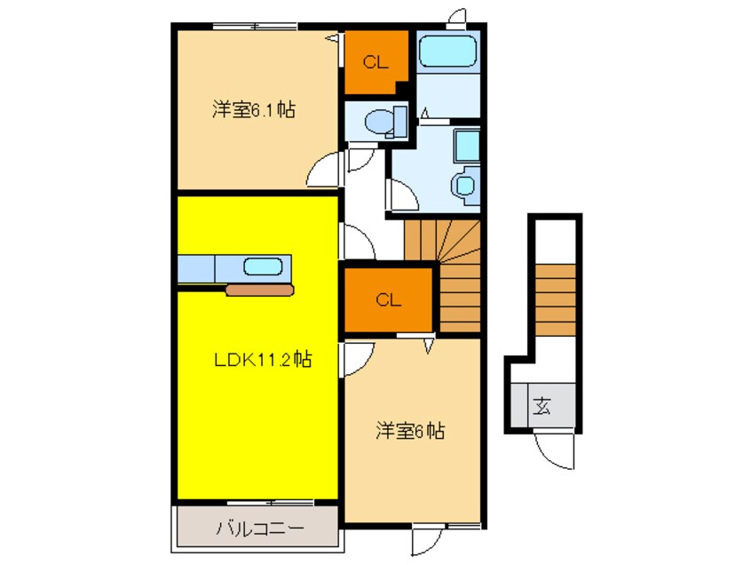 間取図 activeさくら