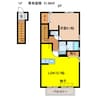 Bintang pari 1LDKの間取り