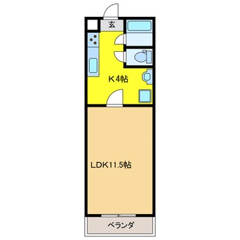 間取図 ＭＵヒルズ庵町