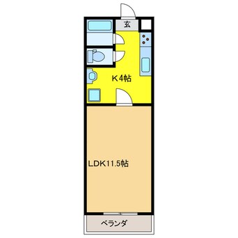 間取図 ＭＵヒルズ庵町