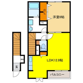 間取図 ガーデンヒルズB