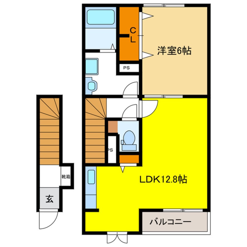 間取図 ガーデンヒルズB