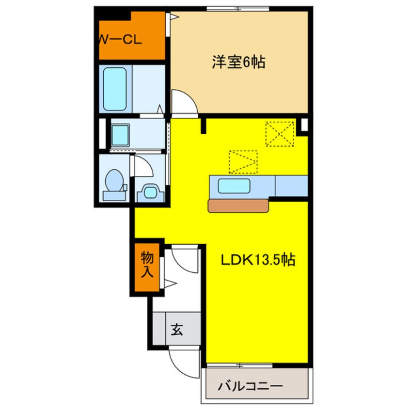 間取図 シャルムコート