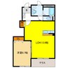 ネオ徳田 Ｂ棟 1LDKの間取り