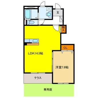 間取図 ネオ徳田 Ａ棟