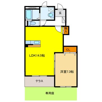 間取図 ネオ徳田 Ａ棟