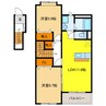 ベストハイツ 2LDKの間取り