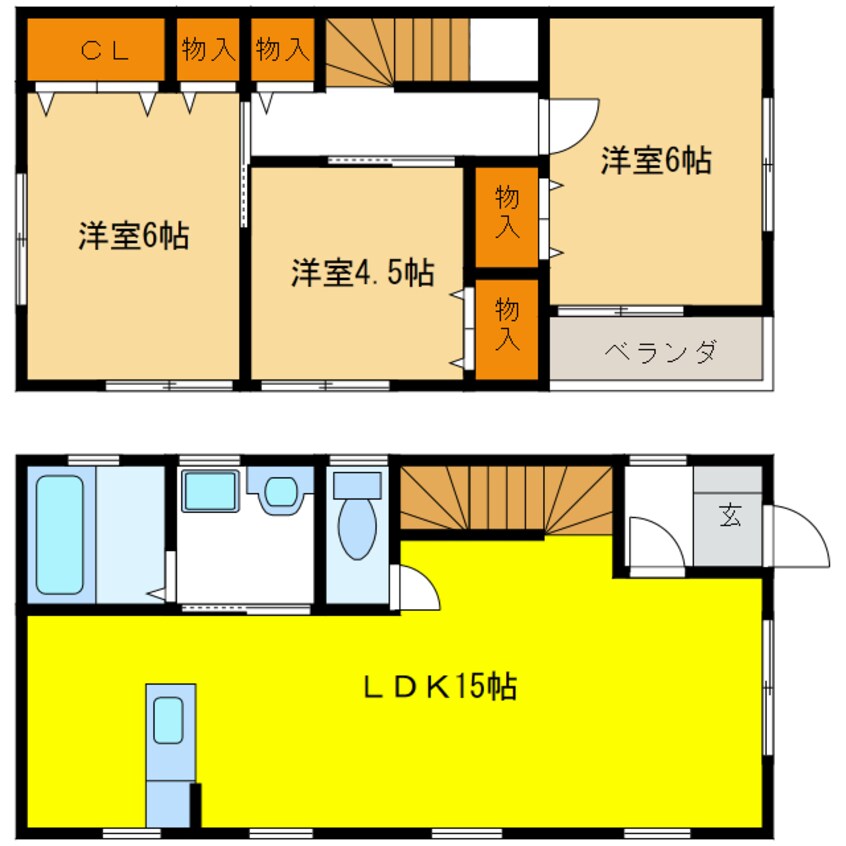 間取図 ミーツ下川手