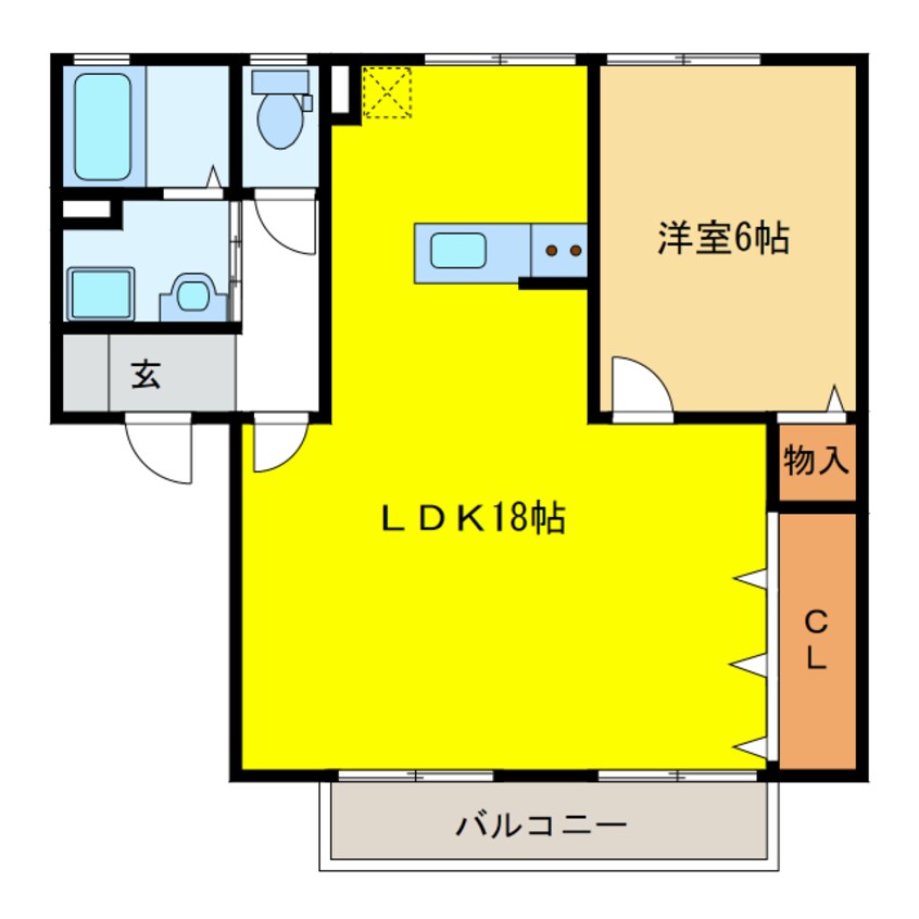 間取図 セジュール雅