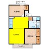 セジュール雅 2LDKの間取り