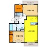 D-room AZUSA 2LDKの間取り