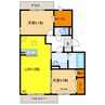 D-room AZUSA 2LDKの間取り