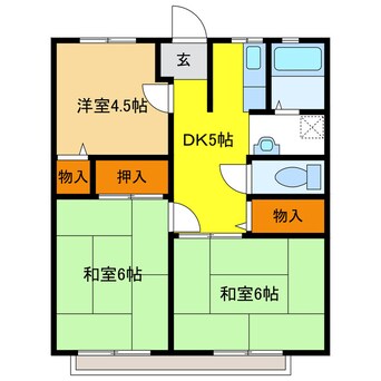 間取図 メモリアルOGISO