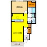 グランソレイユ 1LDKの間取り