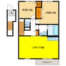 プレジオ 2LDKの間取り