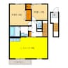 プレジオ 2LDKの間取り
