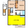 プレジオ 2LDKの間取り