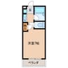 コーポラス浪花 1Rの間取り