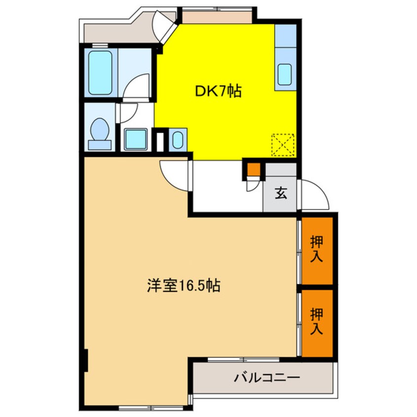 間取図 ＯＭレジデンス岐阜北一色