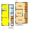 葛西様貸家 3LDKの間取り