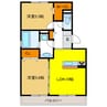 エルヴィータ和み 2LDKの間取り