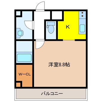 間取図 オアシス柳ヶ瀬ビル