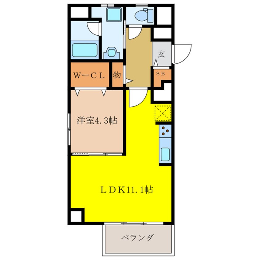 間取図 バンディエラ