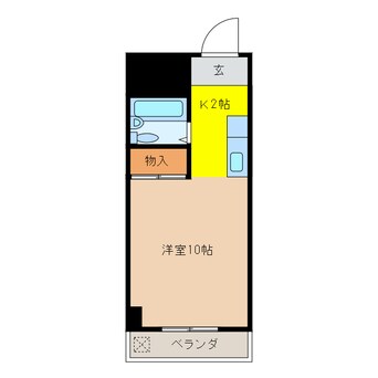 間取図 九重町マンション