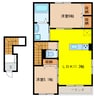 Lien East 2LDKの間取り