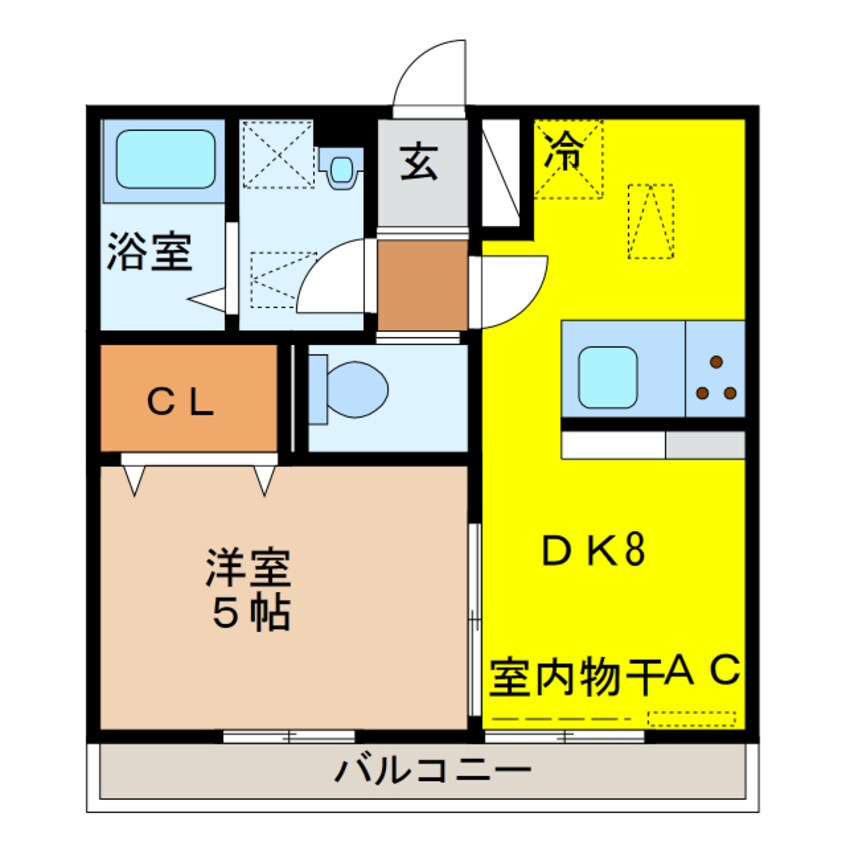 間取図 コンフォルト白山