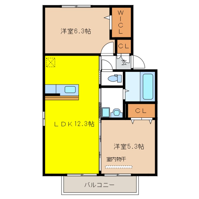 間取図 ベラ　ヴィータ