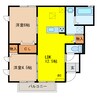 Maison　de　Soleil 2LDKの間取り