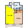 EPICEL21 1LDKの間取り