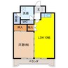 EPICEL21 1LDKの間取り