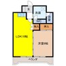 EPICEL21 1LDKの間取り