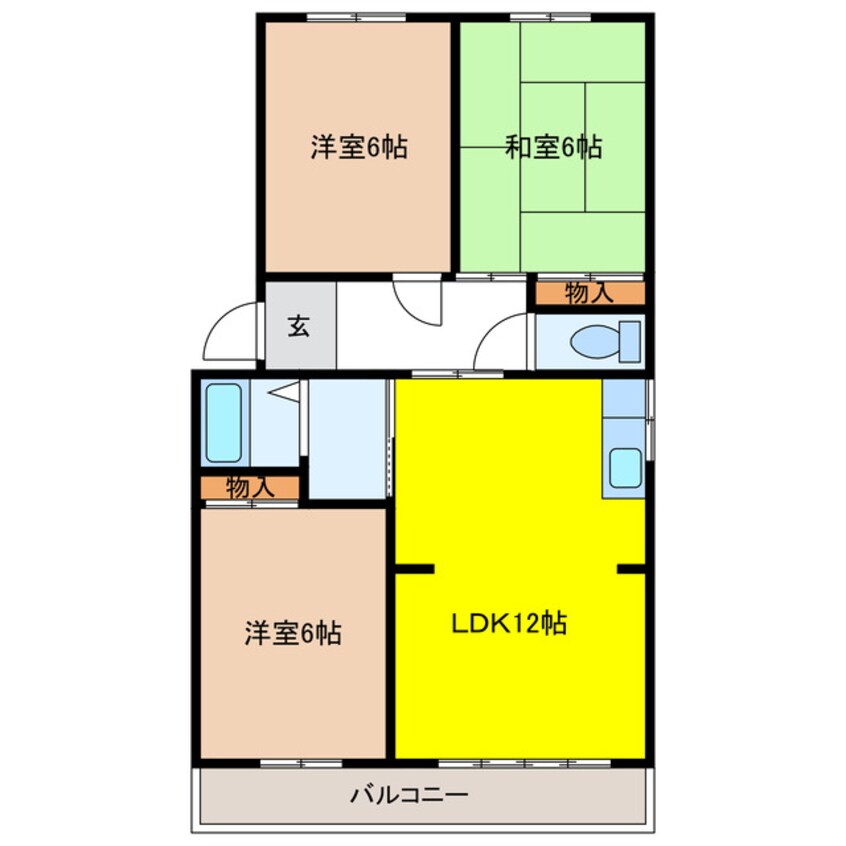 間取図 東陽第２ハイツ