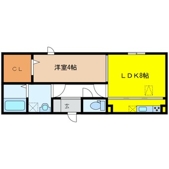 間取図 D-Room Sashie