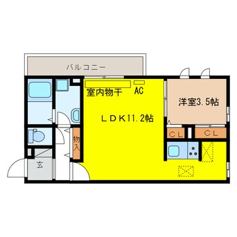 間取図 メイユール東丸