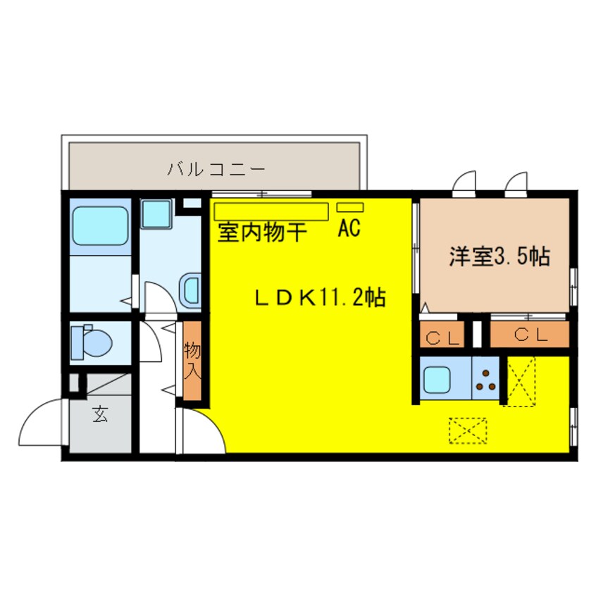 間取図 メイユール東丸