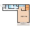 メイユール東丸 1Rの間取り
