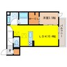 エクセレント３３ 1LDKの間取り