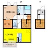 コアロードⅦ 1LDKの間取り