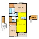 ウィステリアⅠの間取図
