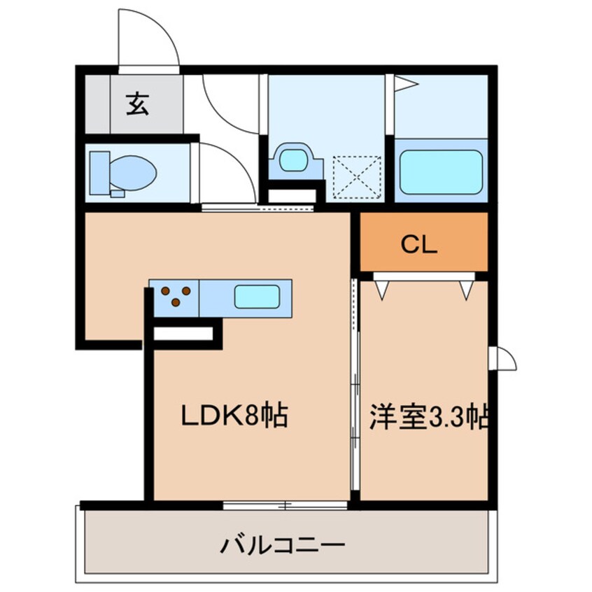 間取図 カーサ　エスペランサⅡ金岡