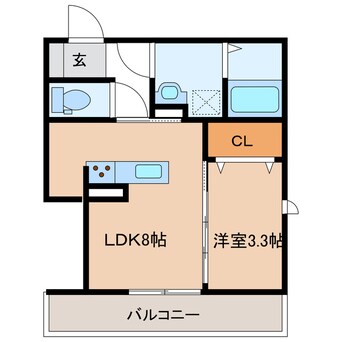 間取図 カーサ　エスペランサⅡ金岡